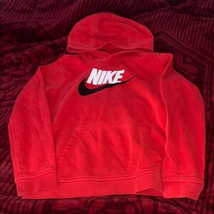 Red Nike Fleece Hoodie (Youth XL)